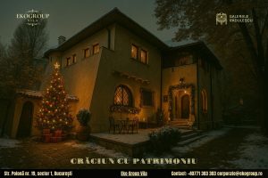 Poveste de Crăciun în lumina anilor ’30: Eleganța interbelică a Casei Tătărăscu, astăzi Eko Group Vila